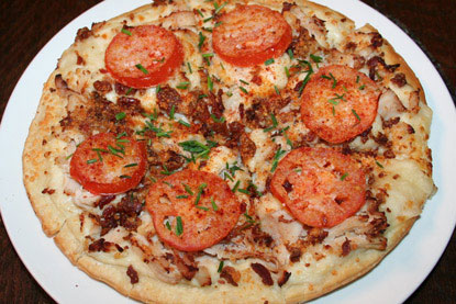 Hot Brown Pizza